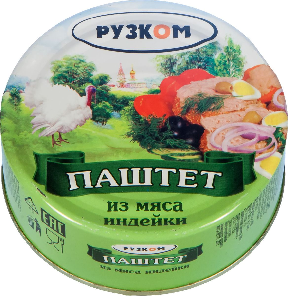 Рузком паштет с мясом индейки литография, 250 г4606411010117 Рузком паштет с мясом индейки литография, 250 г4606411010117Паштет с мясом индейки. Продукт готов к употреблению.