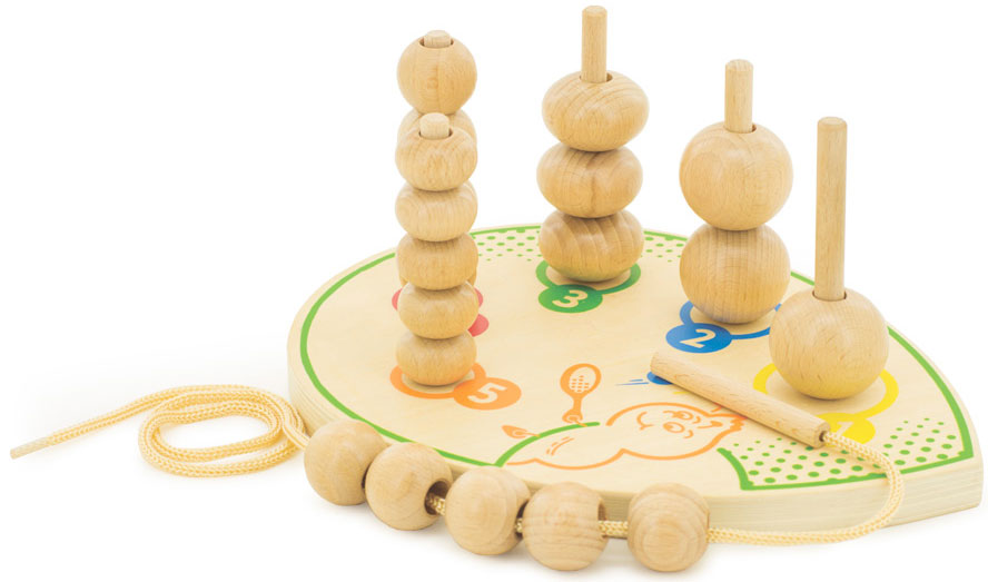 Мир деревянных игрушек Развивающая игрушка Пирамидка Гусеница