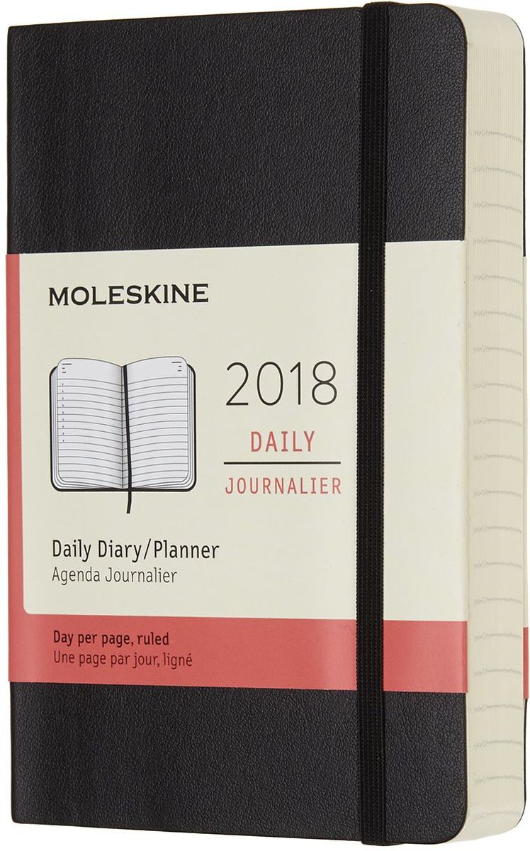 Moleskine Ежедневник Classic Soft Pocket 200 листов в линейку цвет черный