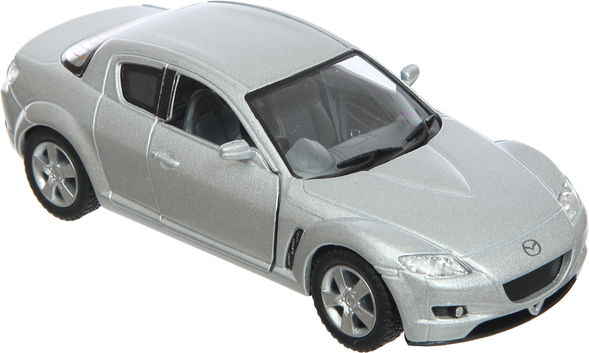 Kinsmart Модель автомобиля Mazda RX-8 цвет серебристый