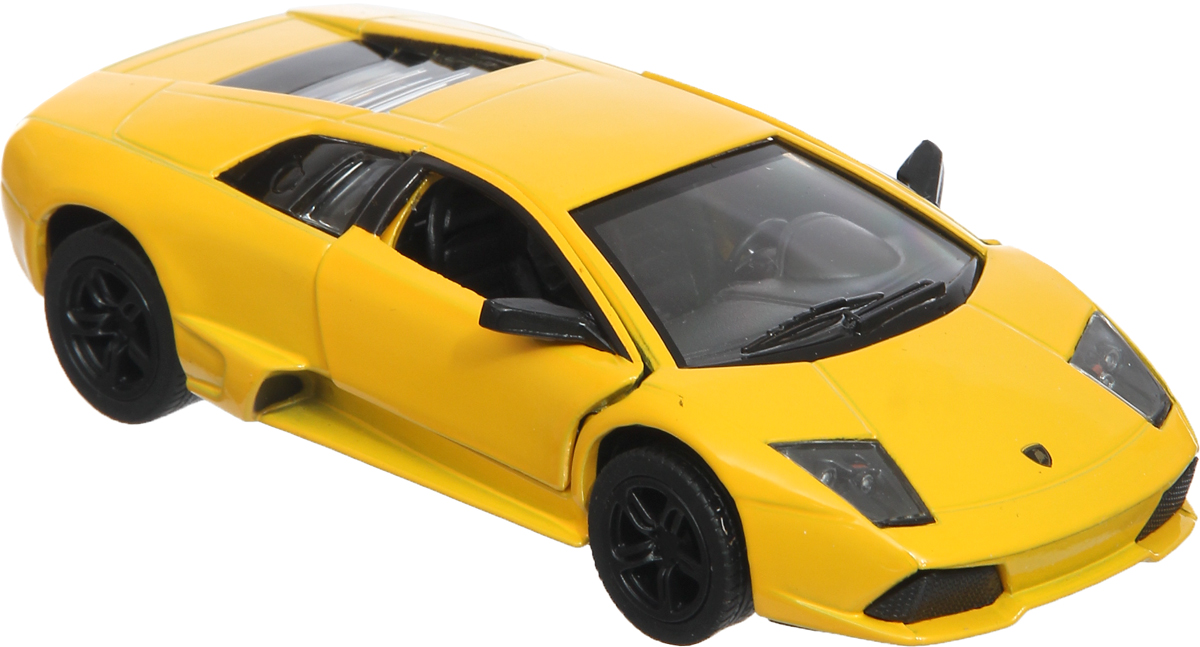 Kinsmart Модель автомобиля Lamborghini Murcielago LP640 цвет желтый