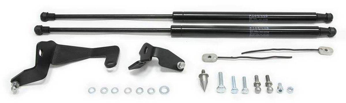 Упоры капота Rival, для Hyundai Elantra 2011-2016, 2 штA.ST.2305.1 Упоры капота Rival, для Hyundai Elantra 2011-2016, 2 штA.ST.2305.1Газовые упоры Rival позволяют легко открыть капот одним движением руки и автоматически зафиксировать его в верхнем положении. Преимущества. - Чистая одежда и руки при открытии/закрытии капота.- Сохранение штатного угла открытия капота. - Использование динамических газовых упоров Stabilus (производство Германия), что обеспечивает стабильную работу. Гарантия стабильной работы 5 лет.- Амортизаторы капота защищены от коррозии.- Надежно работают при температурах от -30°С до +80°С.- Быстрая и легкая установка в штатные места автомобиля (без сверления и доработок), благодаря индивидуальной разработке креплений для каждого автомобиля.В комплекте: набор крепежа и инструкция по установке.