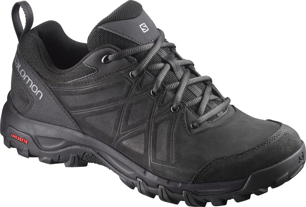 Кроссовки мужские Salomon Evasion 2 LTR, цвет: черный. L39856600. Размер 11 (44,5)L39856600 Кроссовки мужские Salomon Evasion 2 LTR, цвет: черный. L39856600. Размер 11 (44,5)L39856600Кроссовки Evasion 2 LTR сочетают в себе преимущества классической кожаной конструкции и последних технологий. Прочные, легкие и гибкие кроссовки удобно сидят с первой минуты. Надежная отзывчивая обувь подарит вам уверенность на тропе.
