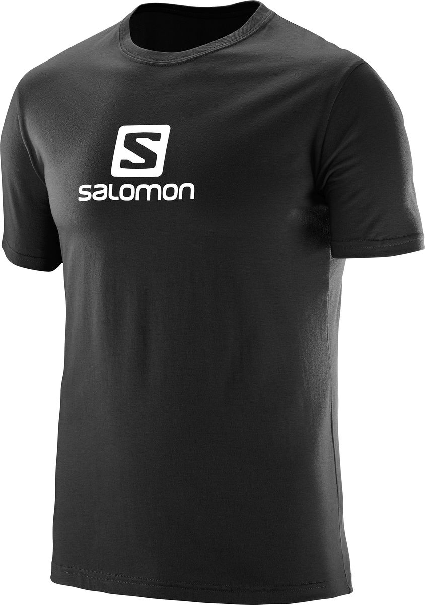 Футболка мужская Salomon Cotton Logo SS Tee, цвет: черный. L39376100. Размер M (48/50)L39376100 Футболка мужская Salomon Cotton Logo SS Tee, цвет: черный. L39376100. Размер M (48/50)L39376100Когда нужен легкий и мягкий материал, нет ничего лучше хлопка. Футболка Salomon Cotton Logo SS Tee дарит вам мягкость хлопка и логотип, которым можно похвастаться. Модель с круглым вырезом горловины имеет короткие рукава.