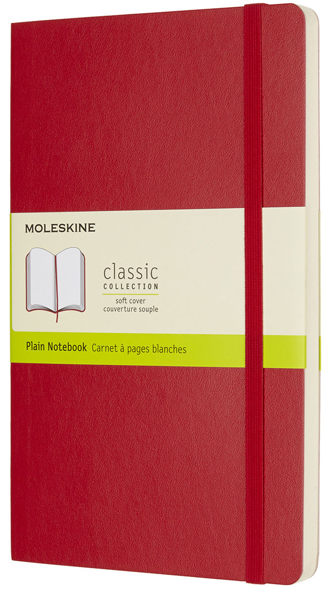 Moleskine Записная книжка Classic Soft Large 96 листов без разметки цвет красный