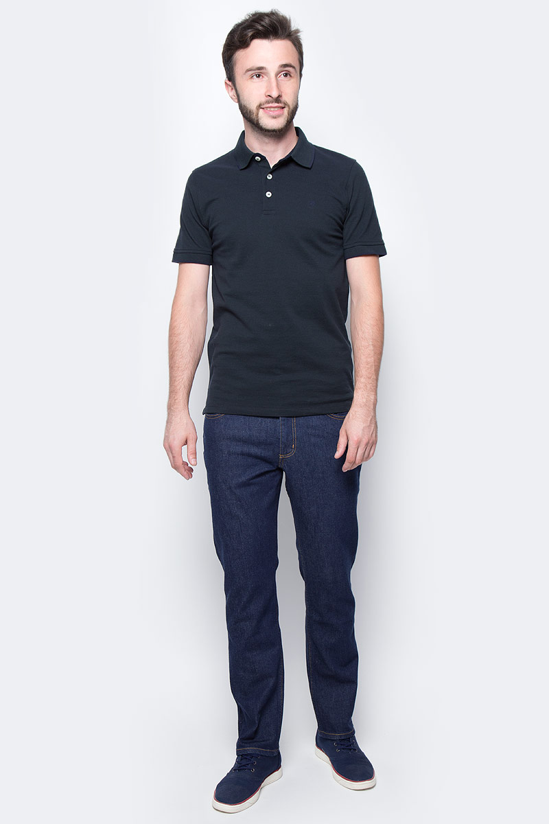 Поло мужское Jack & Jones, цвет: черный. 12091243_Jet Set. Размер L (48/50)12091243_Jet Set Поло мужское Jack & Jones, цвет: черный. 12091243_Jet Set. Размер L (48/50)12091243_Jet SetПоло мужское Jack & Jones выполнено из натурального хлопка. Модель с короткими рукавами и отложным воротником-поло на груди застегивается на пуговицы.