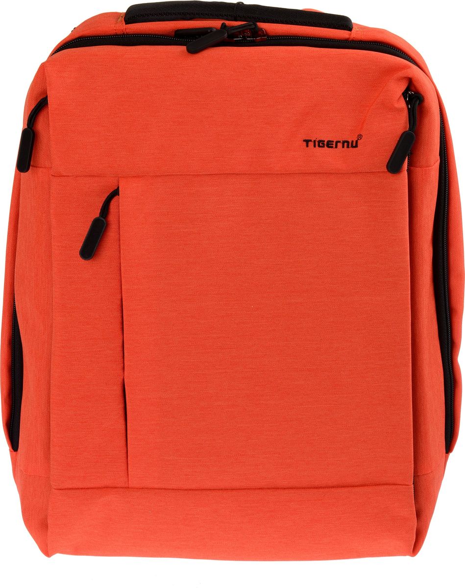 Tigernu T-B3269, Orange рюкзак для ноутбука 14T-B3269 Tigernu T-B3269, Orange рюкзак для ноутбука 14T-B3269Городской рюкзак Tigernu T-B3269 станет оптимальным выбором для молодых людей и девушек. Модная, простая и удобная модель 2017 года рассчитана на хранение и перенос различных вещей, поэтому подходит для студентов, офисных работников, путешественников и всех, кто ведет активный образ жизни.Рюкзак выполнен из прочного материала Оксфорд, который устойчив к промоканию и механическим повреждениям. Модель оснащена дополнительным и основным отделением, а также многочисленными карманами и отсеком для ноутбука, который расположен отдельно. Особую привлекательность Tigernu T-B3269 придает квадратная форма корпуса и логотип, вышитый на фронтальной части.Комфорт использования рюкзака обеспечивают:• широкие, мягкие лямки, которые регулируются по объему;• спинка анатомически правильной формы, выполненная из дышащего материала;• качественная фурнитура, в том числе прочные молнии.Модель оснащена USB-портом, используемым для зарядки телефона. С ее помощью вы всегда будете на связи с друзьями и родными людьми.