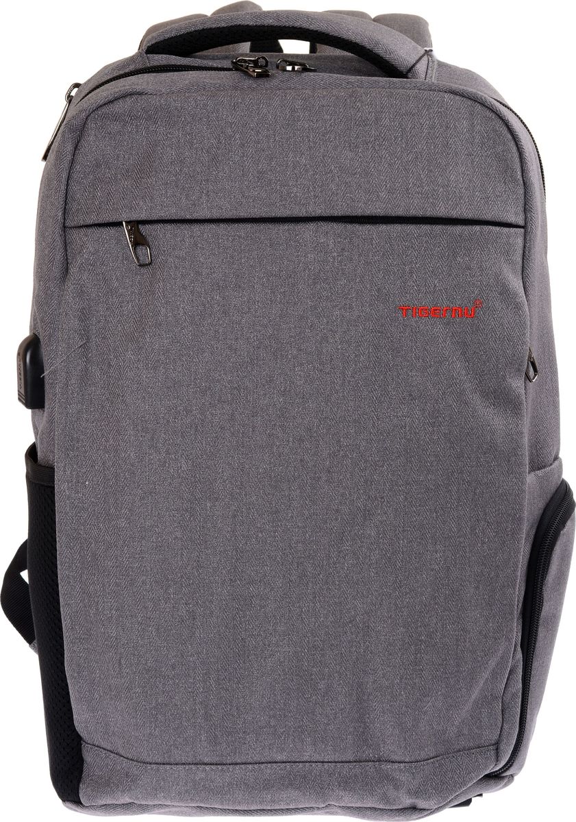 Tigernu T-B3217, Grey рюкзак для ноутбука 14T-B3217 Tigernu T-B3217, Grey рюкзак для ноутбука 14T-B3217Городской рюкзак Tigernu T-B3217, выполненный в урбанистическом стиле — это ваш незаменимый спутник в путешествиях, работе и учебе. Где бы вы ни были, необходимые вещи всегда будут под рукой. Ноутбук, планшет, телефон, документы и деньги, а также другие предметы можно удобно разместить в основном и дополнительном отделениях, а также фронтальном и боковых карманах. USB-порт, расположенный на корпусе, позволяет легко соединить смартфон с Power Bank и зарядить гаджет.Текстильный материал, используемый в производстве Tigernu T-B3217, защищает его содержимое от намокания и механических повреждений. Шесть причин приобрести эту модель:• мягкие, регулируемые по высоте, плечевые лямки и анатомическая форма спинки;• двойная прочная молния с защитой от воров;• дышащий трехслойный материал спинки и лямок;• защита дна от износа и загрязнений;• подкладочная ткань из полиэстера, обеспечивающая дополнительную защиту от промокания;• большой объем основного отделения. За счет особенностей дизайна рюкзак хорошо держит форму. Кроме того, на фронтальной стороне изделия расположен вышитый логотип производителя, который служит дополнительным подтверждением качества Tigernu T-B3217.