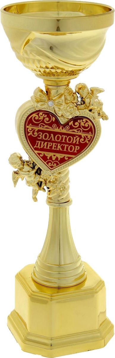Кубок сувенирный Золотой директор. 857284857284 Кубок сувенирный Золотой директор. 857284857284Кубок Золотой директор непременно порадует получателя и станет отличным напоминанием о проведённом вместе времени. Товар дополнен цветной металлической бляшкой с наименованием номинации, за которую он вручается. Упаковка для кубка из гофракартона не только отлично защищает его от повреждения при транспортировке, но и служит отличным вариантом подарочной упаковки. На обороте вы найдёте самые тёплые слова и пожелания для получателя.