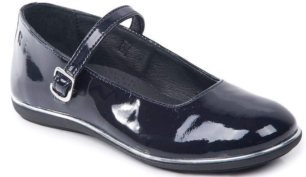 Туфли для девочки Richter, цвет: темно-синий. 3511-258-7200. Размер 37