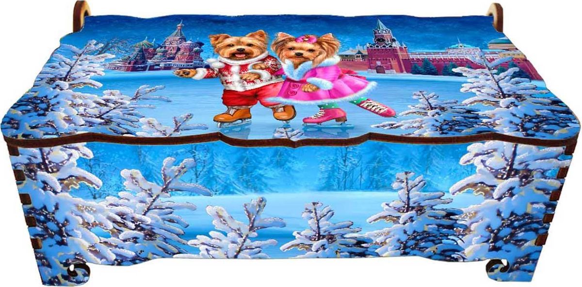 Шкатулка-купюрница Sima-land Йорки на льду , цвет: синий, 17 см х 9 см х 6 см2246637 Шкатулка-купюрница Sima-land Йорки на льду , цвет: синий, 17 см х 9 см х 6 см2246637Шкатулка — это небольшой сувенир, а также оригинальная упаковка подарка. Она дополнит интерьер спальни, гостиной или прихожей. Изделие предназначено для хранения украшений: колец, браслетов, часов, цепочек, колье, сережек и прочих предметов.