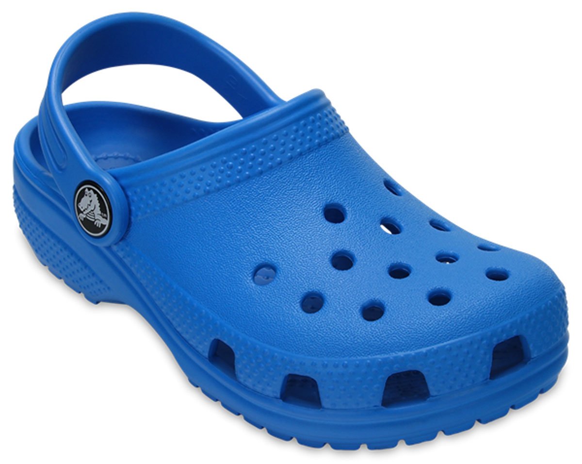 Сабо детские Crocs Classic Clog K, цвет: синий. 204536-456. Размер C12 (29)