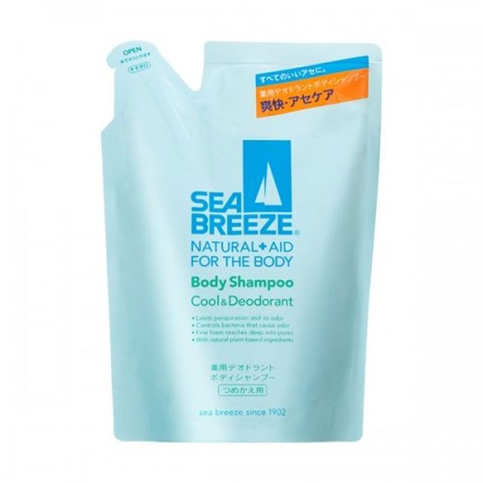 Shiseido Sea Breeze Гель для душа с охлаждающим и дезодорирующим эффектом, 400 мл887460 Shiseido Sea Breeze Гель для душа с охлаждающим и дезодорирующим эффектом, 400 мл887460Освежающий гель для душа, эффективно очистит Вашу кожу. Бодрящая текстура геля, раскроет и глубоко очистит поры, оставляя великолепное ощущение чистоты и свежести! После применения геля, Ваше тело заряжено бодростью, кожа в тонусе, а ощущение чистоты и свежести не покинет Вас на протяжении целого дня! Освежающий компонент серии SEA BREEZE – L-ментол приятно охладит кожу, улучшит кровообращение, тем самым поддержит Вашу кожу в идеальном состоянии.