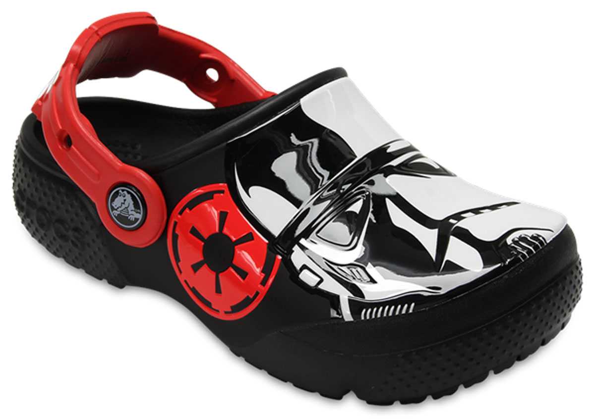 Сабо для мальчика Crocs FunLab Stormtrooper Clog, цвет: черный. 205065-001. Размер C8 (25)