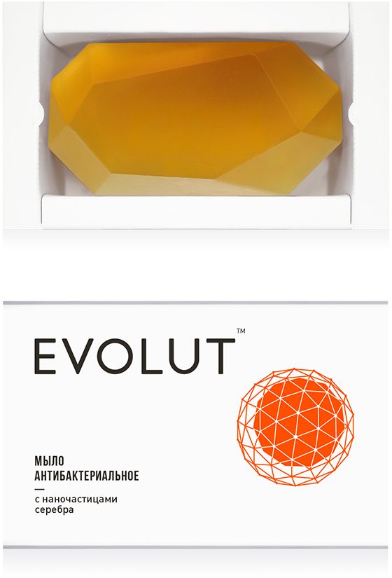 Evolut Мыло антибактериальное для лица и тела с наночастицами серебра, 95 г270011 Evolut Мыло антибактериальное для лица и тела с наночастицами серебра, 95 г270011Очищающее мыло для кожи склонной к жирности и для проблемной кожи. Подтвержденное дерматологами эффективное средство от акне, прыщей, папул пустул, комедонов.+ По результатам исследований мыло устраняет угревую сыпь и улучшает состояние кожи на 75% в первый месяц использования. Кожа в тяжелом состоянии полностью оздоравливается за 3 - 6 месяцев.+ За счет малого размера наночастицы серебра проникают во внутренние слои кожи, уничтожая очаги развития бактерий и устраняя все кожные воспаления.+ Нормализует работу сальных желез. Удаляет излишки жира, очищает закупоренные поры.+ Питает кожу полезными веществами и микроэлементами.+ Основу мыла образуют кокосовое и касторовое масла, органические масла цитрусовых и растительный глицерин. Они оптимальны по составу для нашей кожи и помогают восстановить структуру липидов кожного барьера.+ Полностью экологичный и безопасный состав.