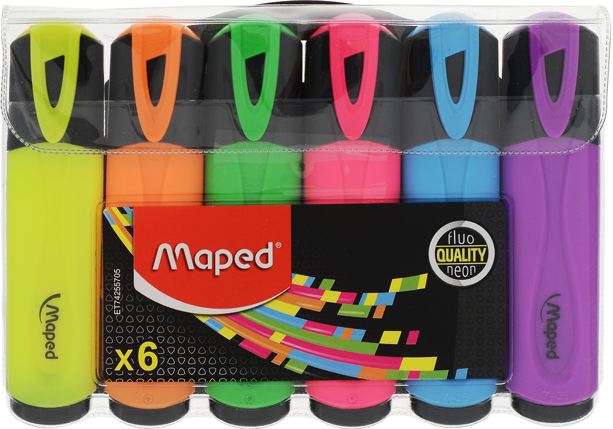 Maped Набор маркеров Fluo Pep'S 6 цветов