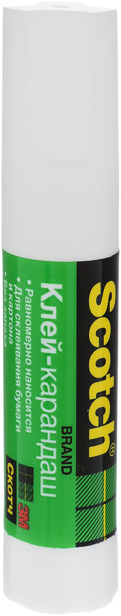 Клей-карандаш Scotch, 8 г6208D Клей-карандаш Scotch, 8 г6208DКлеящий карандаш Scotch склеивает все быстро и чисто, и идеально подходит для бумаги, картона, фотографий, этикеток и многих других материалов. Кроме того, клей-карандаш не оставляет следов после высыхания и легко отмывается даже холодной водой и без растворителей. Характеристики: Объем клея: 8 г.Размер тюбика: 2 см х 2 см х 8,5 см.