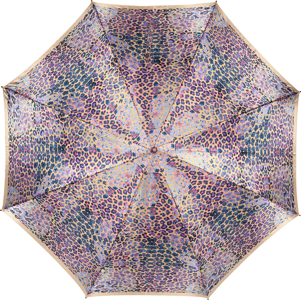 Зонт-трость женский Eleganzza, полуавтомат, вет: оливковый. T-06-0320