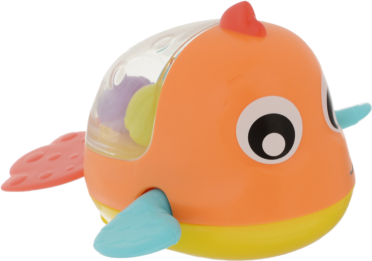 Playgro Игрушка для ванной Рыбка цвет оранжевый голубой