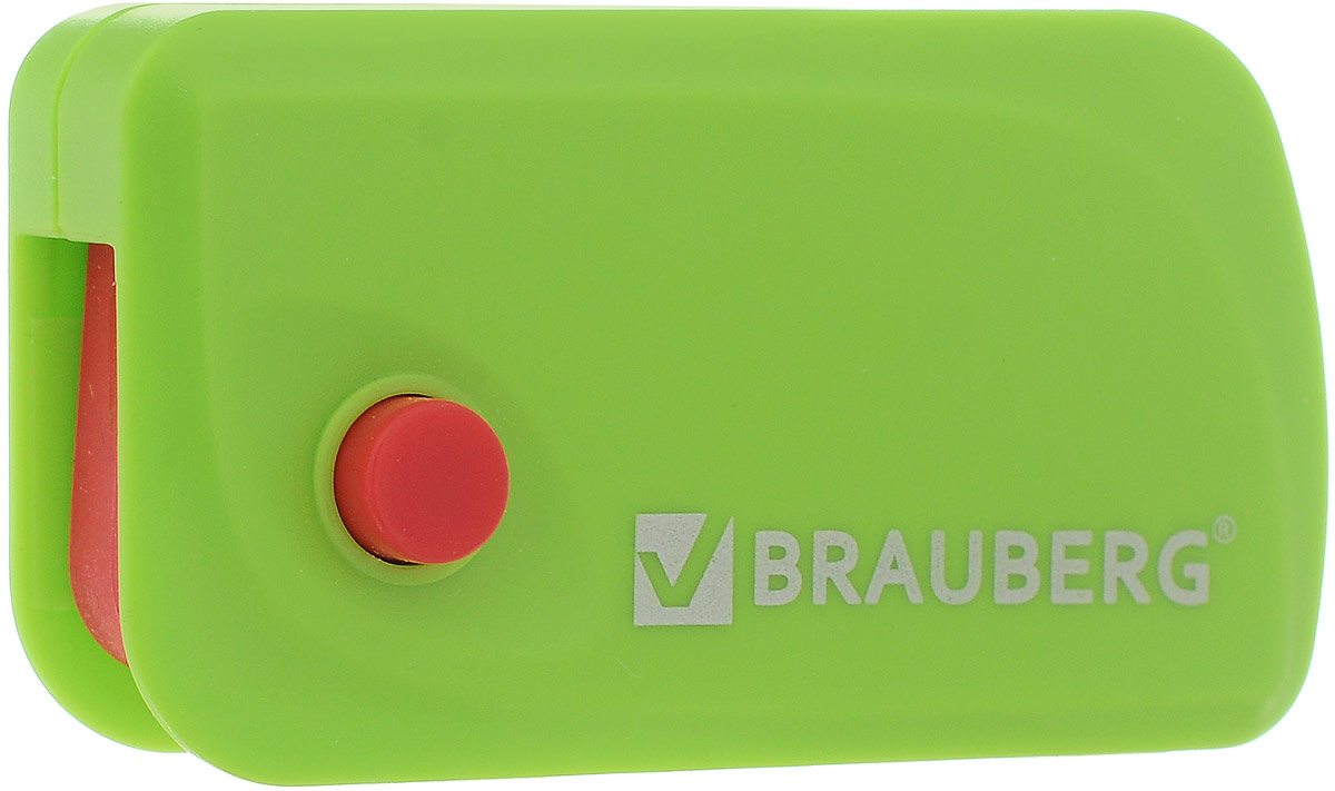 Brauberg Ластик Delta цвет салатовый красный223594_салатовый, красный Brauberg Ластик Delta цвет салатовый красный223594_салатовый, красныйЭксклюзивный ластик Brauberg Delta выполнен в пластиковом корпусе с резиновой кнопкой и выкидным механизмом. Резинка обеспечивает лёгкое и чистое стирание без повреждения поверхности бумаги и без образования бумажной пыли. Корпус имеет отверстие для ношения на шнурке.