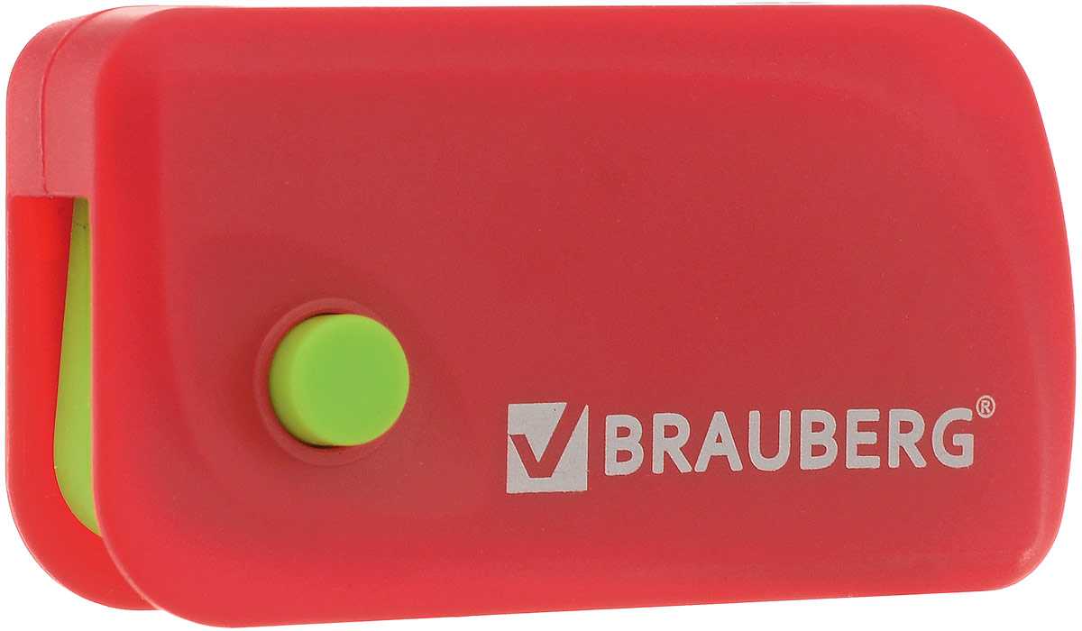 Brauberg Ластик Delta цвет красный салатовый223594_красный, салатовый Brauberg Ластик Delta цвет красный салатовый223594_красный, салатовыйЭксклюзивный ластик Brauberg Delta выполнен в пластиковом корпусе с резиновой кнопкой и выкидным механизмом. Резинка обеспечивает лёгкое и чистое стирание без повреждения поверхности бумаги и без образования бумажной пыли. Корпус имеет отверстие для ношения на шнурке.