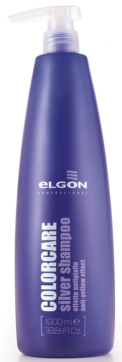 Elgon Color Care Шампунь с серебристым оттенком Silver Shampoo, 300 мл707080300 Elgon Color Care Шампунь с серебристым оттенком Silver Shampoo, 300 мл707080300Оттеночный шампунь для белых волос. Придает холодный оттенок белым волосам, нейтрализует желтые оттенки. Натуральные аминокислоты наполняют и увлажняют сухую, пористую структуру белых волос.