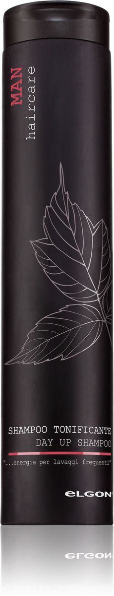 Elgon Man Шампунь тонизирующий Day up Shampoo, 250 мл759010250 Elgon Man Шампунь тонизирующий Day up Shampoo, 250 мл759010250Мужской тонизирующий шампунь. Интенсивно очищает кожу, укрепляя корни волос. Сбалансированное сочетание активных экстрактов черного перца, кардамона, имбиря, розмарина, гуараны, какао, микроэлементов, витаминов группы В и С, пантенола, кератиновых аминокислот, экстракта водорослей озера Кламат обеспечивает кожу и фолликулы всеми необходимыми питательными и увлажняющими компонентами, способствуя укреплению и росту волос.