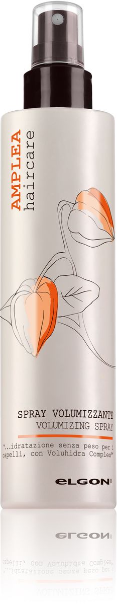 Elgon Amplea Спрей для придания объема Volumizing Spray, 200 мл917010200 Elgon Amplea Спрей для придания объема Volumizing Spray, 200 мл917010200Несмываемый спрей обволакивает волосы катионовой биооболочкой для легкого и быстрого достижения максимального объема волос при высушивании. Активно увлажняет и питает волосы без утяжеления и склеивания. Делает их гладкими, блестящими, упругими и эластичными. Имеет легкую фиксацию.