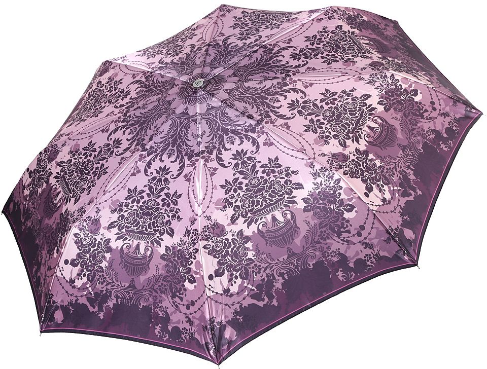 Зонт женский Fabretti, автомат, 3 сложения, цвет: сиреневый. L-17116-10