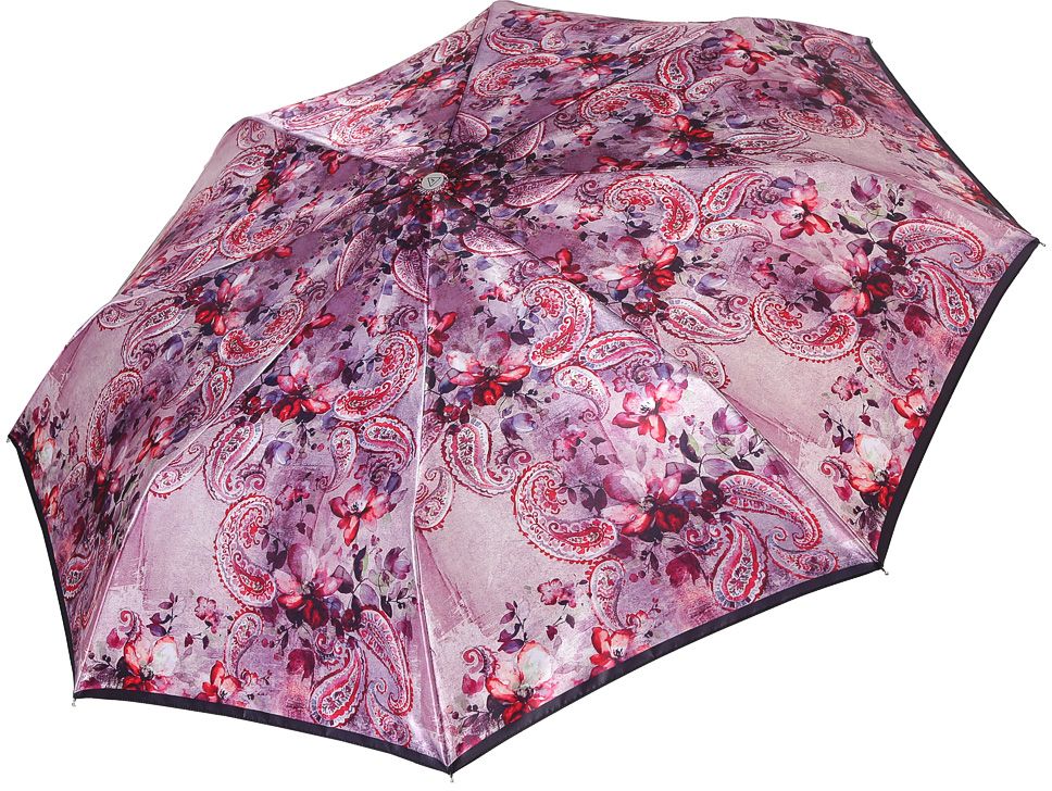 Зонт женский Fabretti, автомат, 3 сложения, цвет: розовый. L-17118-11