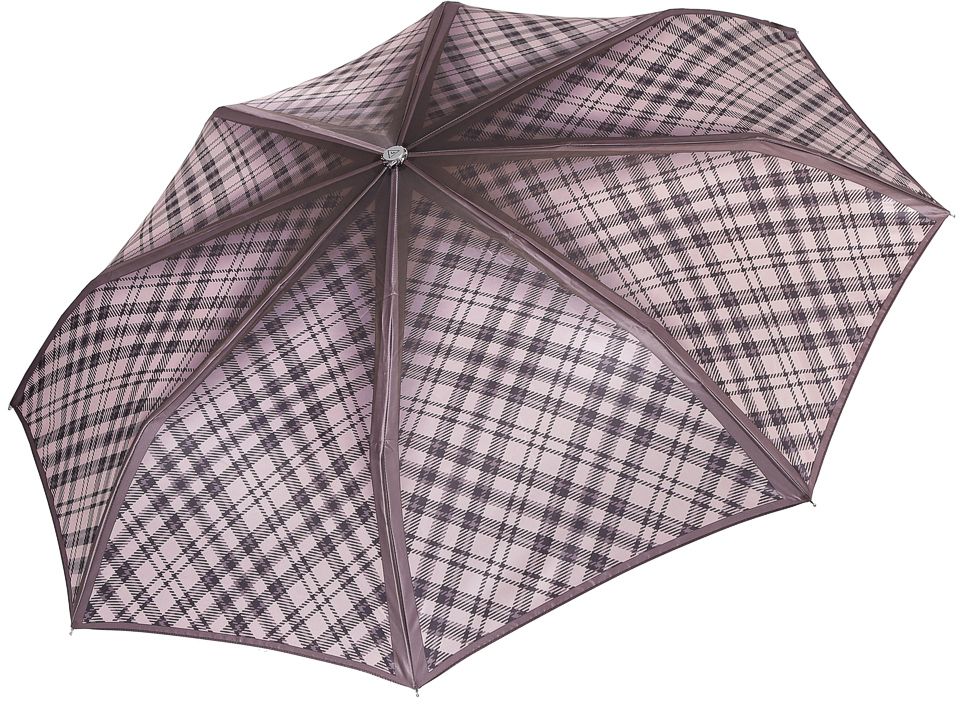 Зонт женский Fabretti, автомат, 3 сложения, цвет: серый. L-17118-4