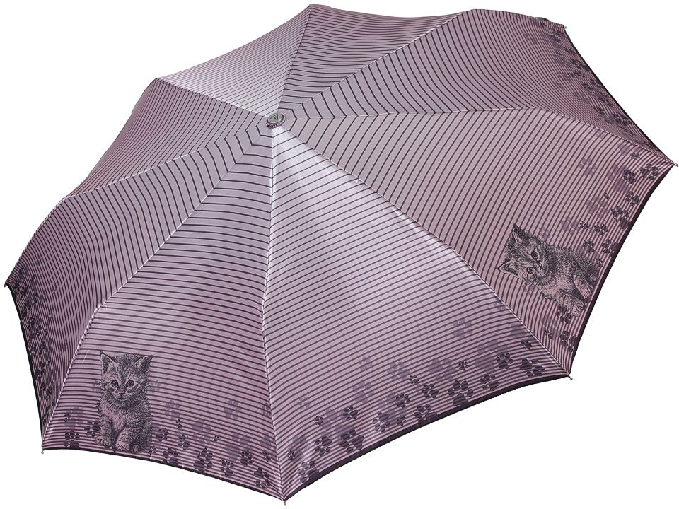 Зонт женский Fabretti, автомат, 3 сложения, цвет: розовый. L-17120-5