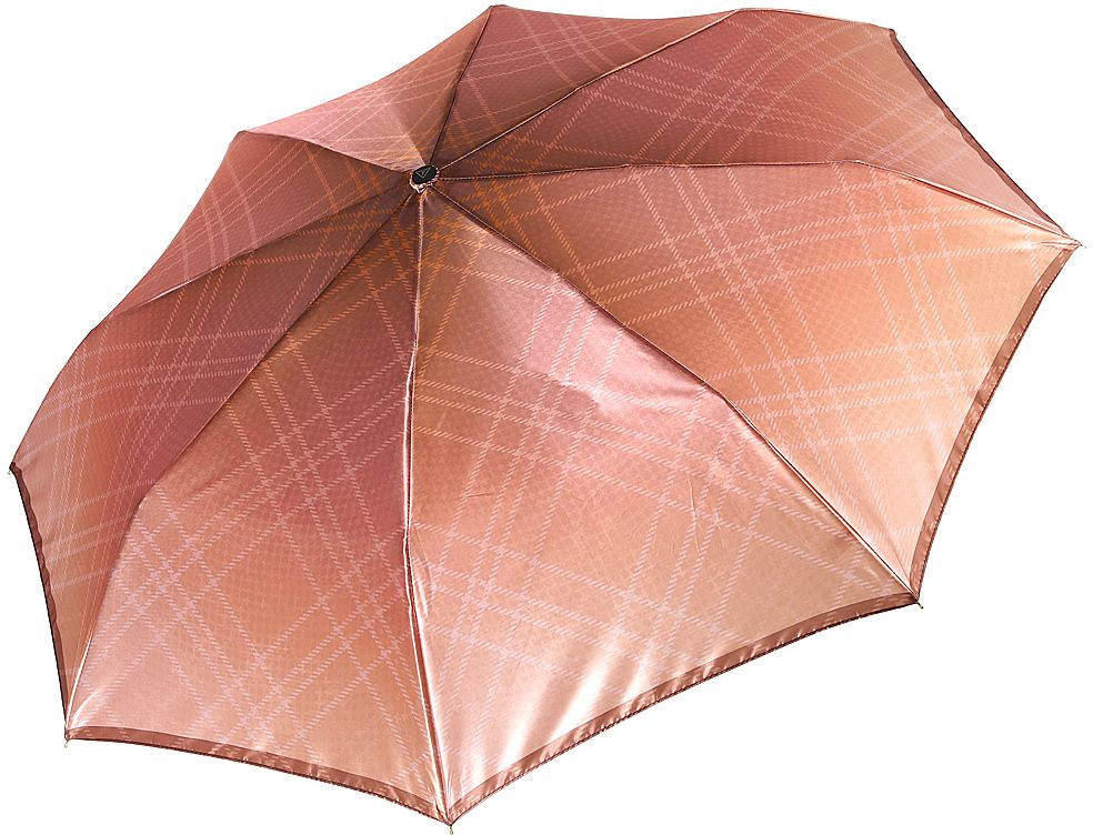 Зонт женский Fabretti, автомат, 3 сложения, цвет: бежевый. S-17107-10
