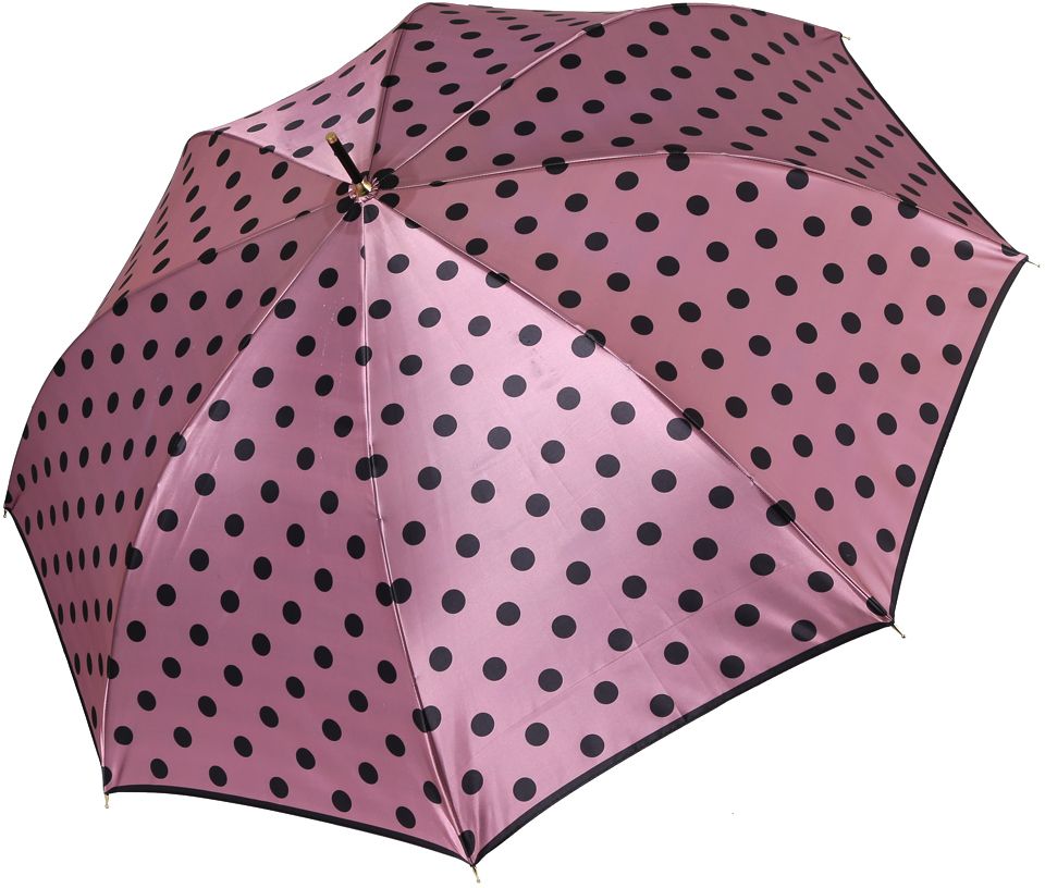Зонт-трость женский Fabretti, полуавтомат, цвет: розовый. 1726