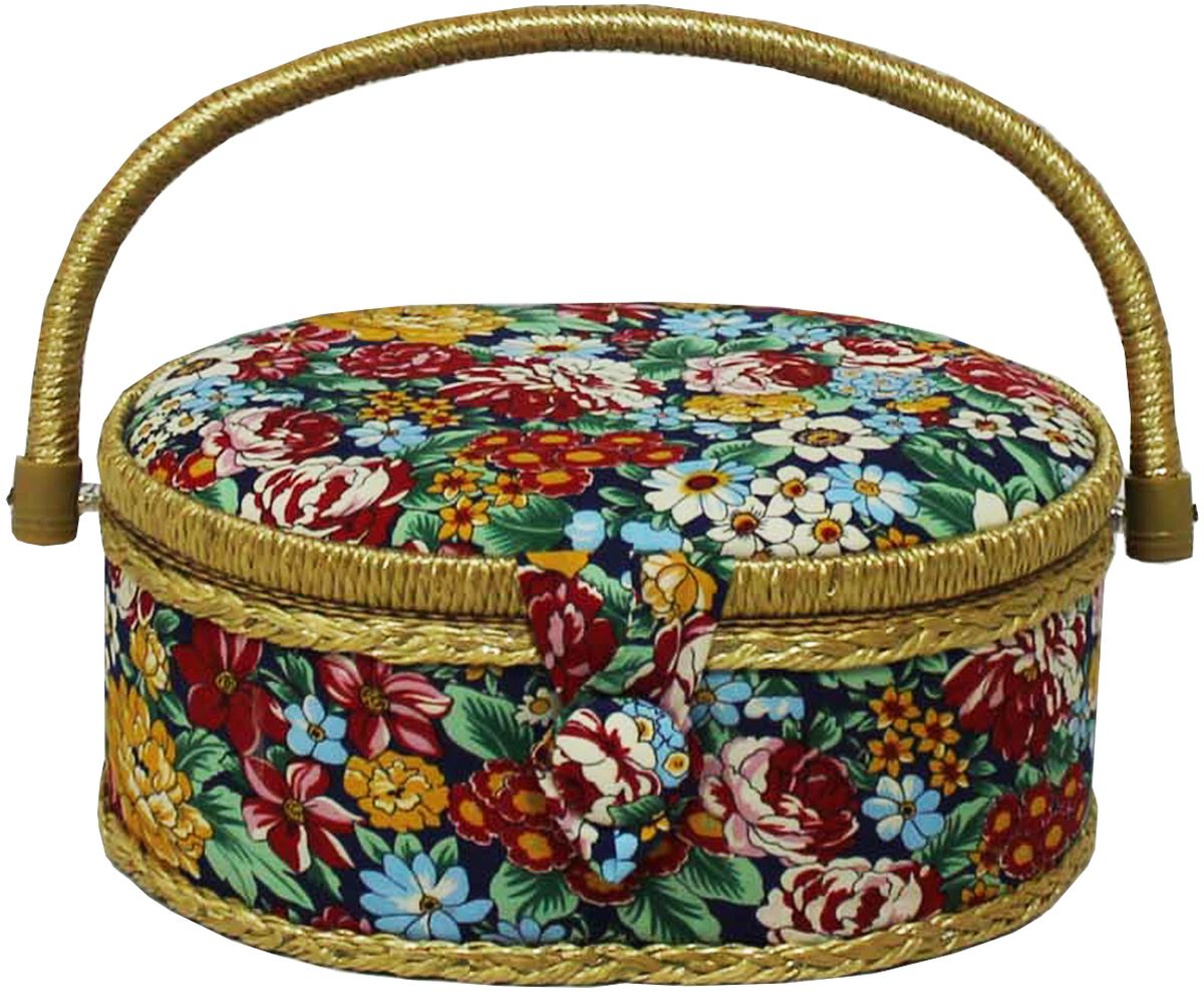 Шкатулка для рукоделия Grace & Glamour, 18 х 23 х 11 см. BN4729BN4729 Шкатулка для рукоделия Grace & Glamour, 18 х 23 х 11 см. BN4729BN4729Интерьерная шкатулка из коллекции Полевые цветы выполнена с использованием натуральных материалов: каркас из дерева обтянут дизайнерской тканью Robert Kaufman (100% хлопок) с мягким наполнителем. Внутри шкатулка отделана искусственным шелком, имеется кармашек на резинке и шелковая игольница с двумя булавками. Шкатулка оснащена пластиковым вкладышем с 4 отсеками для мелочей. Ручка и края отделаны натуральным ротангом, который не только украшает шкатулку, но и оберегает края. Шкатулка поможет рукодельнице сорганизовать свое рабочее место, а значит, сократить время на создание своего творения. А кроме того, украсит любой интерьер и будет радовать свою обладательницу долгие годы благодаря качественному исполнению и материалам. Прекрасный подарок любой женщине!Размер вкладыша: 20,5х15х3 см.