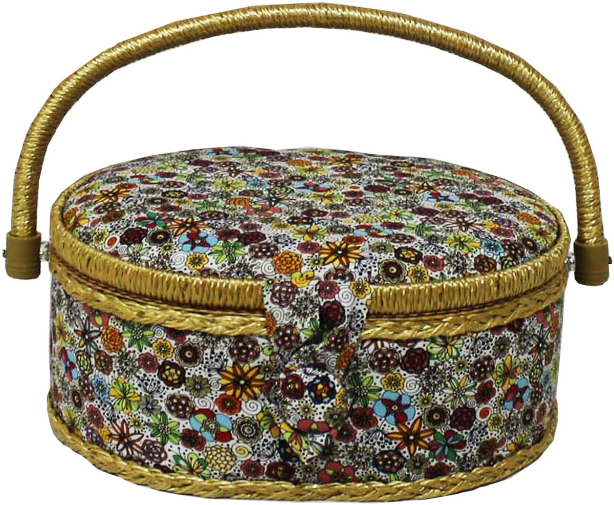 Шкатулка для рукоделия Grace & Glamour, 18 х 23 х 11 см. BN4736BN4736 Шкатулка для рукоделия Grace & Glamour, 18 х 23 х 11 см. BN4736BN4736Интерьерная шкатулка из коллекции Весенние цветы выполнена с использованием натуральных материалов: каркас из дерева обтянут дизайнерской тканью Robert Kaufman (100% хлопок) с мягким наполнителем. Внутри шкатулка отделана искусственным шелком, имеется кармашек на резинке и шелковая игольница с двумя булавками. Шкатулка оснащена пластиковым вкладышем с 4 отсеками для мелочей. Ручка и края отделаны натуральным ротангом, который не только украшает шкатулку, но и оберегает края. Шкатулка поможет рукодельнице сорганизовать свое рабочее место, а значит, сократить время на создание своего творения. А кроме того, украсит любой интерьер и будет радовать свою обладательницу долгие годы благодаря качественному исполнению и материалам. Прекрасный подарок любой женщине!Размер вкладыша: 20,5х15х3 см.