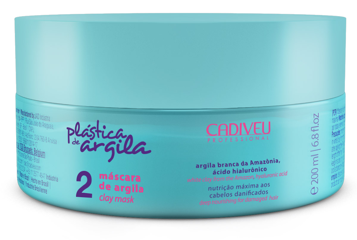 Cadiveu Маска Plastica de Argila - Clay Mask 200 млPA0114 Cadiveu Маска Plastica de Argila - Clay Mask 200 млPA0114Глиняная маска. Способствует укреплению волос, восстанавливает внутреннюю структуру волос, возвращает эластичность, мягкость и блеск.