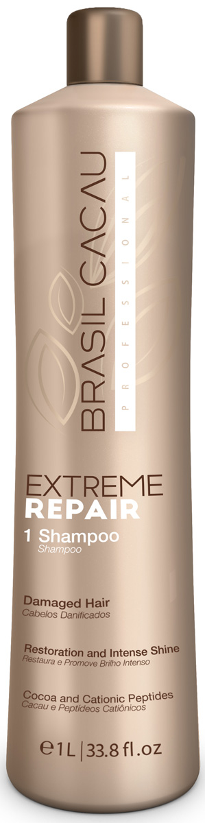 Brasil Cacau Шампунь Extreme Repair, 1000 млPA0185 Brasil Cacau Шампунь Extreme Repair, 1000 млPA0185Полное восстановление, укрепление, питание и защита волос, благодаря входящим в состав натуральным ингредиентам. Питательные вещества проникает в структуру волоса, укрепляя его изнутри. Идеально подходит для поврежденных волос, мягко очищает, увлажняет и восстанавливает.