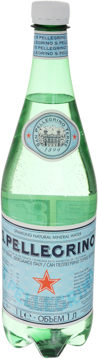 San Pellegrino вода минеральная газированная гидрокарбонатно-сульфатная магниево-кальцевая, 1 лNST-12103289 San Pellegrino вода минеральная газированная гидрокарбонатно-сульфатная магниево-кальцевая, 1 лNST-12103289S.Pellegrino – минеральная вода натуральной газации, которая добывается из термальных источников итальянской коммуны Сан Пеллегрино Терме (San Pellegrino Terme), расположенной в предгорье Альп на севере Италии. Источник стал популярен еще в начале 16-го века. На его воды съезжалась знать со всей Европы благодаря великому гению эпохи Ренессанс Леонардо Да Винчи, который первым создал карту расположения источника Сан-Пеллегрино. Каждая капля воды S.Pellegrino, рожденная в итальянских Альпах, проходит 30-тилетний путь под землей, насыщаясь минеральными веществами. Её бережно разливают в бутылки прямо на источнике с 1899 года. S.Pellegrino – это настоящий символ Италии и совершенное выражение итальянского образа жизни.100% натуральная водаНе подвергается химической обработкеТонкий вкус и сбалансированное содержание газа прекрасно подчёркивают вкус едыМожно употреблять без ограничения и в любом количествеИсточник полностью защищен и охраняется государствомИсточник: Сан Пеллегрино Терме, Бергамо, Италия.Уважаемые клиенты! Обращаем ваше внимание на то, что упаковка может иметь несколько видов дизайна. Поставка осуществляется в зависимости от наличия на складе.