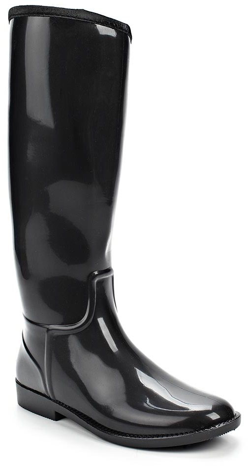 Резиновые сапоги женские Anra, цвет: черный. 365М-01. Размер 40