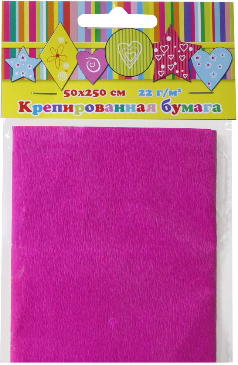 Феникс+ Бумага крепированная цвет малиновый 50 х 250 см28583 Феникс+ Бумага крепированная цвет малиновый 50 х 250 см28583Поделочная крепированная бумага Феникс+ применяется для декорирования подарочной упаковки, оформления букетов, изготовления поделок и аппликаций, праздничного оформления залов, изготовления карнавальных костюмов и декораций для детских и корпоративных праздников.Изготовление различных поделок с помощью такой бумаги способствует развитию отличной фантазии и мелкой моторики рук. Это занятие увлечет вашего ребенка и подарит ему хорошее настроение.