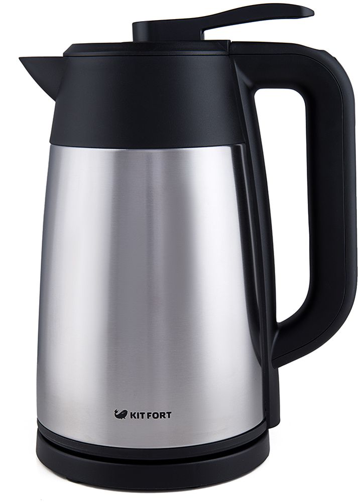 Kitfort КТ-620-2 Vacuum Edition чайник электрическийКТ-620-2 Kitfort КТ-620-2 Vacuum Edition чайник электрическийКТ-620-2Электрический чайник-термос Kitfort КТ-620 предназначен для кипячения воды в квартирах, загородных домах, гостиничных номерах, офисах и других подобных местах. Корпус чайника имеет двойные стенки, воздух между которыми откачан до форвакуума. За счет этого чайник сохраняет тепло, как термос. Светодиодный дисплей показывает температуру воды внутри чайника. Благодаря такой конструкции вода в чайнике будет долго оставаться горячей, и вы всегда видите ее температуру. Чайник Kitfort КТ-620 позволяет экономить электроэнергию. Он более экономичен, чем термопот, и, в отличие от него, имеет более простую и, как следствие, более надежную конструкцию. Крышка защищает от случайного пролива или выплескивания воды.Особенности и функции: двойные стенки с вакуумом; эффект термоса: вода остывает очень медленно; наружная поверхность корпуса не нагревается выше 35°С; крышка-непроливайка с клапаном; контроль температуры; электронное управление.