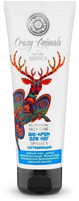 Natura Siberica Crazy Animals крем-bio для ног 