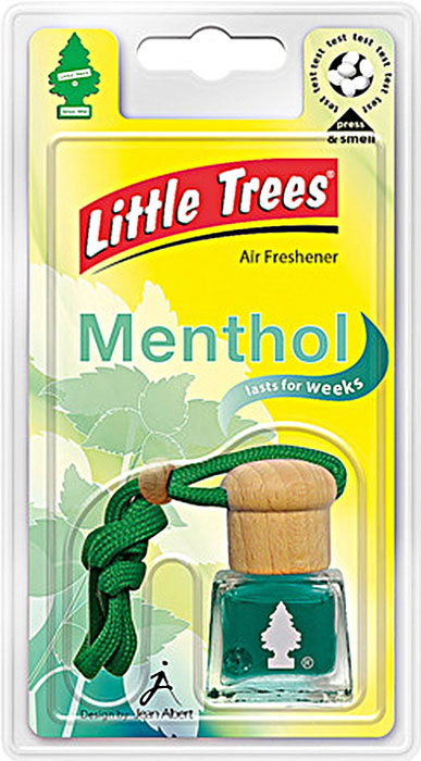 Ароматизатор подвесной жидкостной Little Trees Bottle. Ментоловый бризC09 Ароматизатор подвесной жидкостной Little Trees Bottle. Ментоловый бризC09Жидкостный подвесной ароматизатор нейтрализует неприятные запахи, освежая воздух в помещении или в салоне автомобиля. Может использоваться как в автомобиле, так и в доме и офисе. Освежитель воздуха имеет индивидуальный дизайн. Обладает приятным ароматом, имеет ниточку для подвешивания.