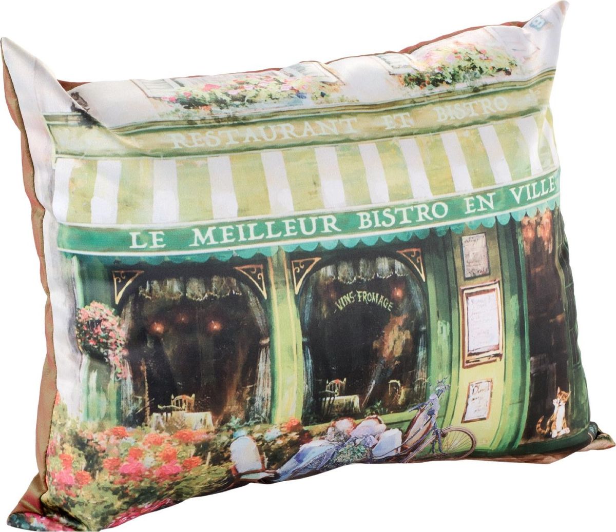 Подушка декоративная GiftnHome Парижское бистро, 30 х 40 смPLW-35 Bistro Paris Подушка декоративная GiftnHome Парижское бистро, 30 х 40 смPLW-35 Bistro ParisПодушка декоративная Парижское бистро, материал: Атлас, (искусственный шелк). Наволочка на молнии + подушка с синтетическим наполнителем.