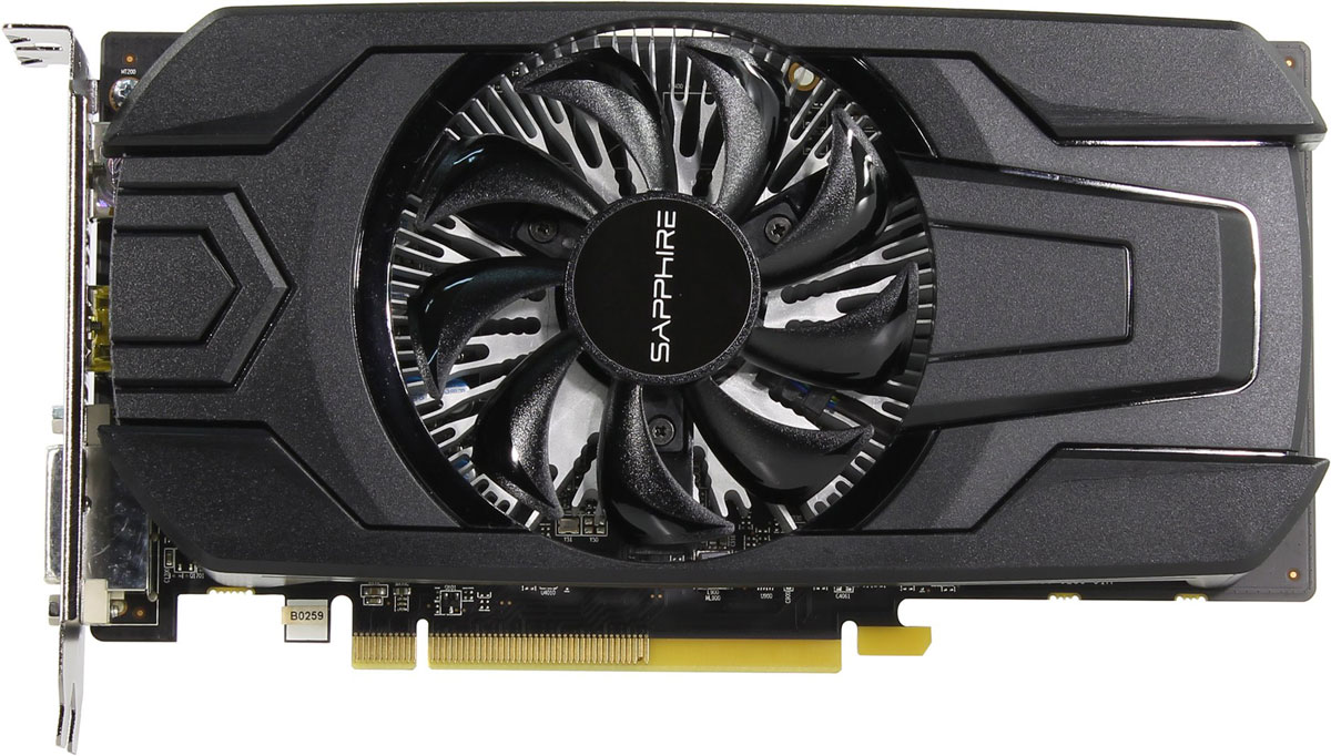 Sapphire Pulse Radeon RX 560 2GB видеокарта (45 Вт)11267-13-20G Sapphire Pulse Radeon RX 560 2GB видеокарта (45 Вт)11267-13-20GSapphire Pulse Radeon RX 560 - компактная, но в тоже время мощная видеокарта на базе архитектуры GCN 4 поколения.Технология Frame Rate Target Control (FRTC) позволяет настраивать количество кадров в секунду в реальном времени. Эта функция уменьшает потребление графического процессора (полезно для игр, в которых частота кадров намного превышает частоту обновления дисплея), соответственно уменьшая тепловыделение и обороты вентилятора, что дополнительно уменьшает шум видеокарты.Управление частотой кадров ограничивает производительность не только в 3D-сценах, но и в экранных заставках, экранах загрузки и меню, где частота кадров достигает сотен кадров в секунду зачастую без какой-либо необходимости. Пользователи могут установить максимальный уровень ограничения, чтобы избежать нерациональных значений частоты кадров, встречающихся, например, в меню, и при этом извлечь выгоду из времени отклика при частоте свыше 60 кадров в секунду.Технология AMD FreeSync позволяет совместимым видеокарте и монитору динамически менять FPS для достижения идеальной картинки. Она использует возможности стандартного протокола DisplayPort Adaptive-Sync для получения плавной смены кадров на мониторе без артефактов и задержек с максимально возможной производительностью и комфортом.AMD Eyefinity представляет собой технологию, благодаря которой изображение с одной видеокарты можно вывести на несколько экранов. Это сделает игровой процесс более захватывающим, а рабочий процесс более удобным и эффективным (в среднем 42% и больше в некоторых сценариях).Технология AMD Crossfire предназначена для создания мощных игровых станций с несколькими видеокартами. Она позволяет использовать в одной связке 2 и более видеокарт для достижения высочайшей производительности ПК. AMD Crossfire работает для видеокарт разных ценовых диапазонов. Гибкая настройка позволяет выбирать, сколько видеокарт - две, три или четыре - объединить для создания идеальной системы.Поддержка расширенного динамического диапазона (High Dynamic Range, HDR) - настоящая находка для игроманов и киноманов, которые по-настоящему ценят качество изображения. Эта технология позволяет увеличить диапазон оттенков и контраст на совместимых дисплеях. Игры с поддержкой HDR выглядят удивительно ярко и четко по сравнению даже с самой качественным SDR контентом. Видеокарты Radeon RX 560 с новыми технологиями обработки HDR контента готовы к играм будущего на HDR дисплеях нового поколения.