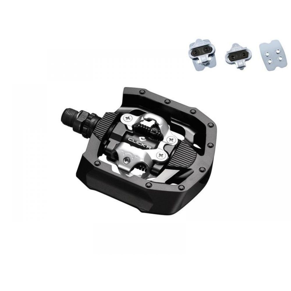 Педали Shimano MT50, с отражателями, с шипамиEPDMT50 Педали Shimano MT50, с отражателями, с шипамиEPDMT50Контактные педали Shimano PD-MT50 стандарта SPD, для городского или кросс-кантри катания, с системой легкого пристегивания CLICKR (для начинающих).Двух сторонний механизм с регулировкой жесткости механизма, Cr-mo ось, рамка из композитного материала, шипы SM-SH56 в комплекте.
