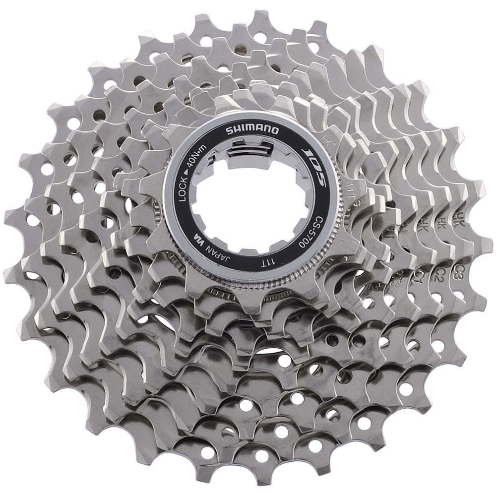 Кассета Shimano 105 5700, 10 скоростей, 12-27ICS570010227 Кассета Shimano 105 5700, 10 скоростей, 12-27ICS570010227Кассета 105, 5700, 10ск, 12-27