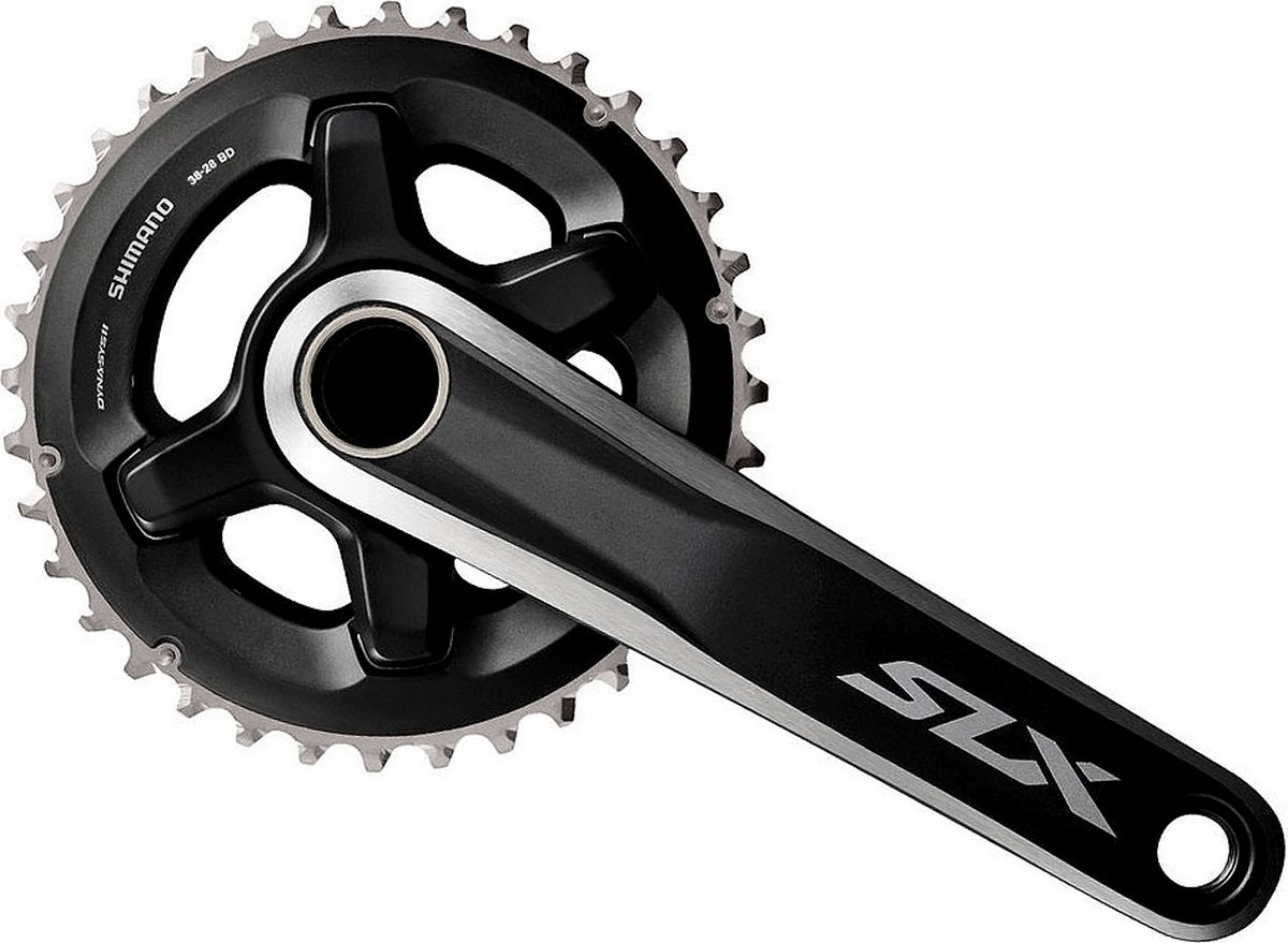 Система шатунов Shimano SLX M7000-2, 175 мм, для 11 скоростей, 38x28T, без каретки, с бонками для CL 48,8 ммIFCM7000EX88 Система шатунов Shimano SLX M7000-2, 175 мм, для 11 скоростей, 38x28T, без каретки, с бонками для CL 48,8 ммIFCM7000EX88Система Shimano SLX FC-M7000-2, длина шатунов 175 мм, для привода 11 скоростей, звезды 38x28T, без каретки, с бонками для CL 48.8 мм.