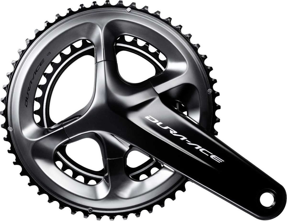 Система шатунов Shimano Dura-Ace R9100, 175 мм, 53/39T без кареткиIFCR9100EX39 Система шатунов Shimano Dura-Ace R9100, 175 мм, 53/39T без кареткиIFCR9100EX39Система Dura-Ace, R9100 175мм интегрированный вал 53/39T, без каретки